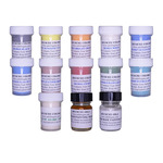 Reusche Colors 3000 Hot Glass Sample Kit; 10 Colors